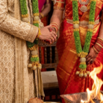 Wedding Garland - Gold - 2.5 Feet - 2 Mala (Bride & Groom)