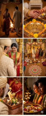 Wedding Garland - Red - 2.5 Feet - 2 Mala (Bride & Groom) - Image 7