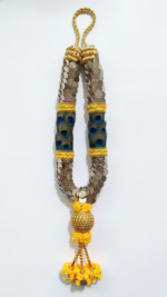 Coin and Peacock Feather Garland - 1 feet - Image 3
