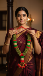 Cardamom Garland - Red - 1 Feet - Image 4