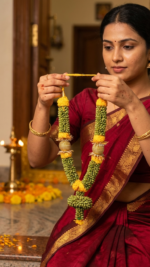 Cardamom Garland Yellow - 1 feet - Image 2