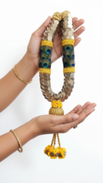 Coin and Peacock Feather Garland - 1 feet - Image 5
