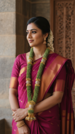 Wedding Garland - Gold - 2.5 Feet - 2 Mala (Bride & Groom) - Image 7