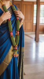 Wedding Garland - Red - 2.5 Feet - 2 Mala (Bride & Groom) - Image 6